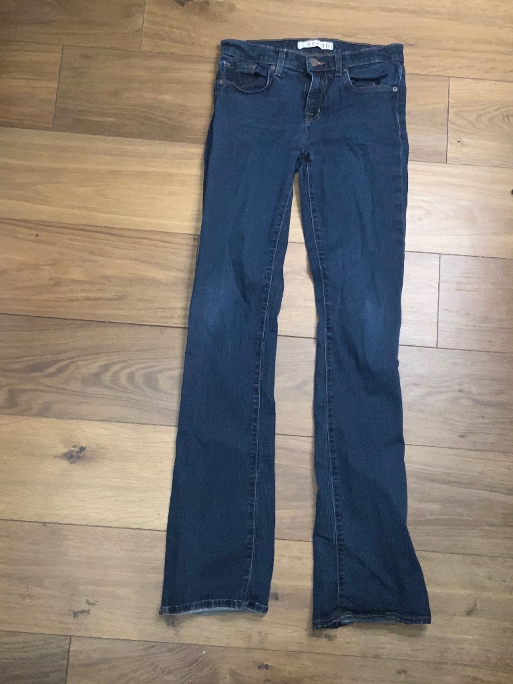 JBrand Slim Boot Jeans in Dark Wash Color Starless